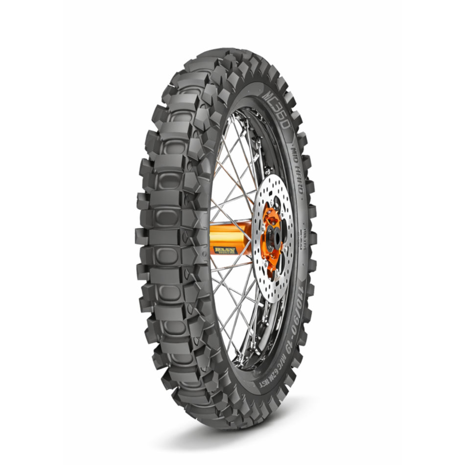 140/80 - 18 M/C 70M MST Metzeler MC360 MID HARD Rear Motorcycle Tyre