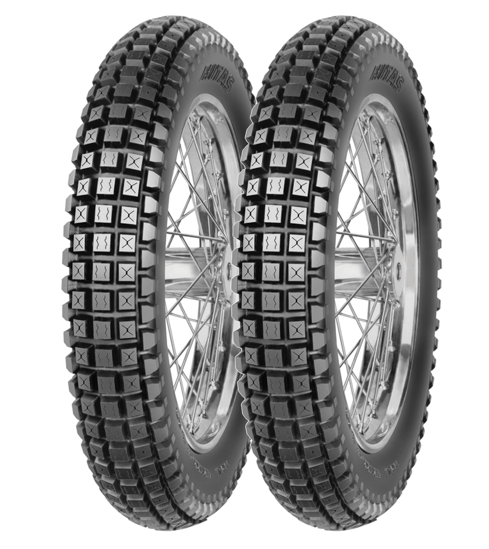 3.00 -21 54S TT & 4.00 -18 69S TT Mitas E-05 Tyre Pairs