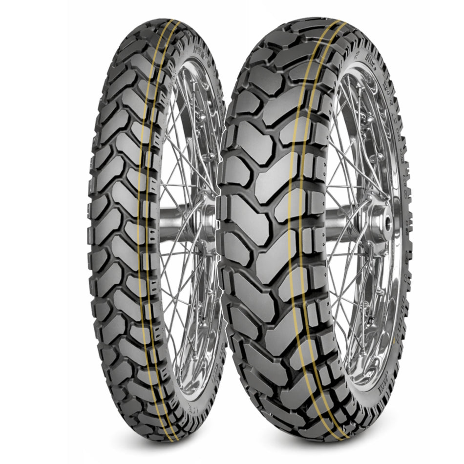 110/80 B19 59H TL & 150/70 B17 69H TL Mitas Enduro Trail+ Dakar Tyre Pairs