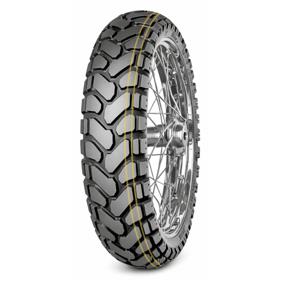 150/70 B17 69H TL/TT Mitas Enduro Trail+ Dakar Yellow Stripe Rear Tyre
