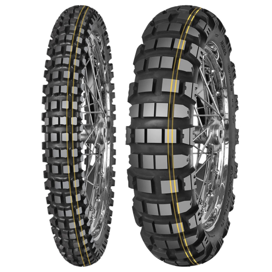 110/80 B19 59T TL & 140/80 B17 69T TL Mitas Enduro Trail XT+ Dakar Tyre Pairs