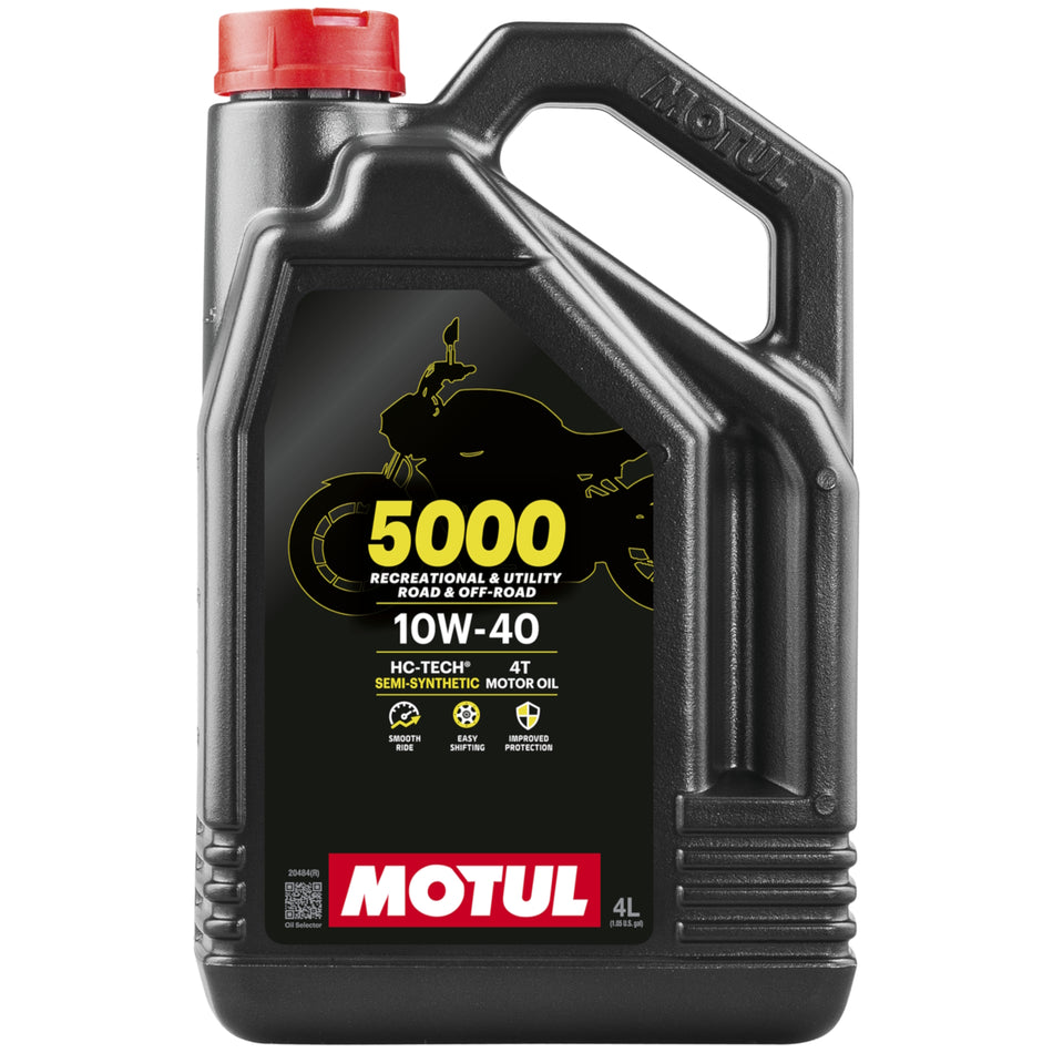 Motul 5000 10w40 4T Semi Synthetic Engine Oil 4 Litres