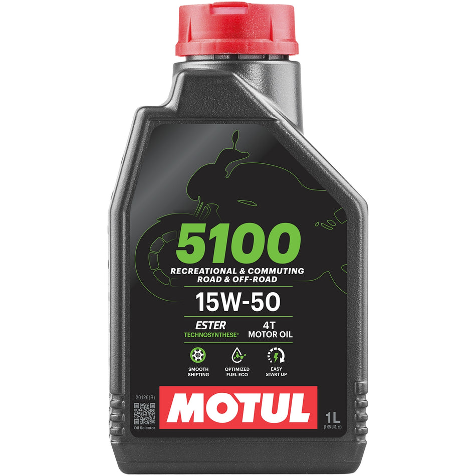 Motul 5100 15w50 4T Engine Oil 1 Litre