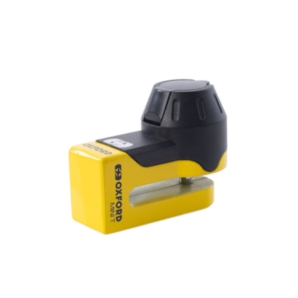 Oxford Mini T Disc Lock Yellow