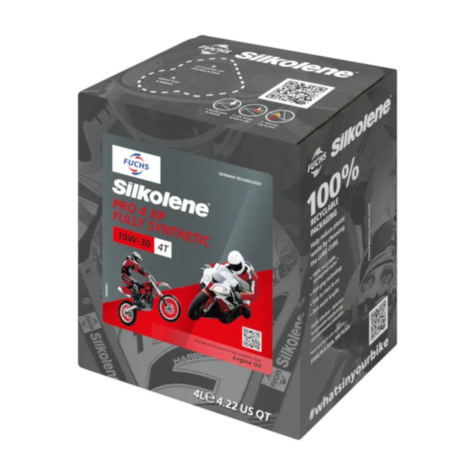Silkolene PRO 4 10W-30 XP 4 Litre Cube