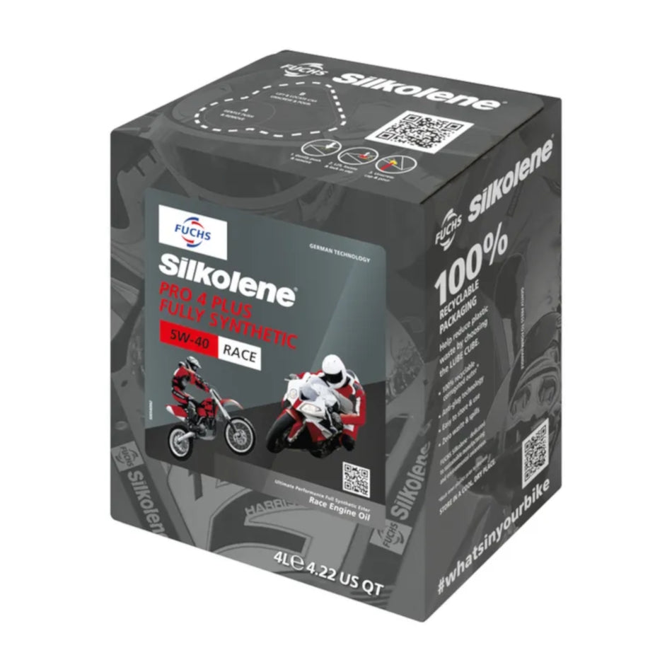 Silkolene PRO 4 Plus 5W-40 4 Litre Cube