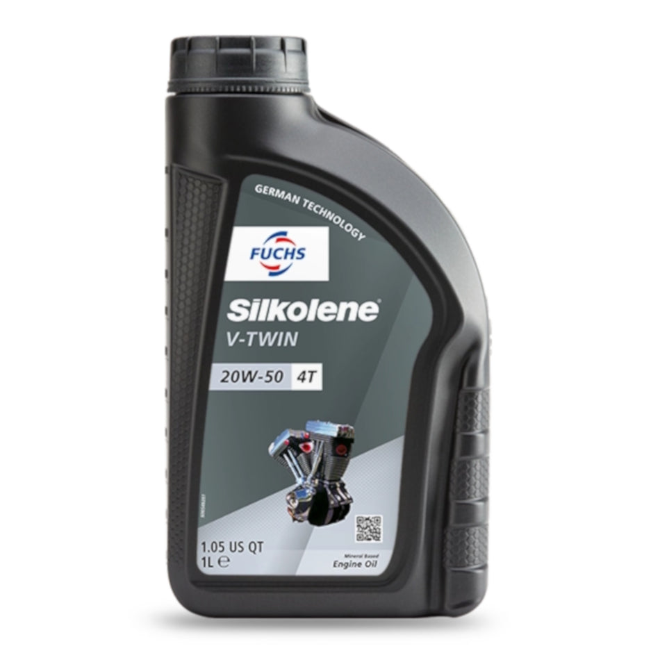 Silkolene V-Twin 20w50 Mineral Engine Oil 1 Litre