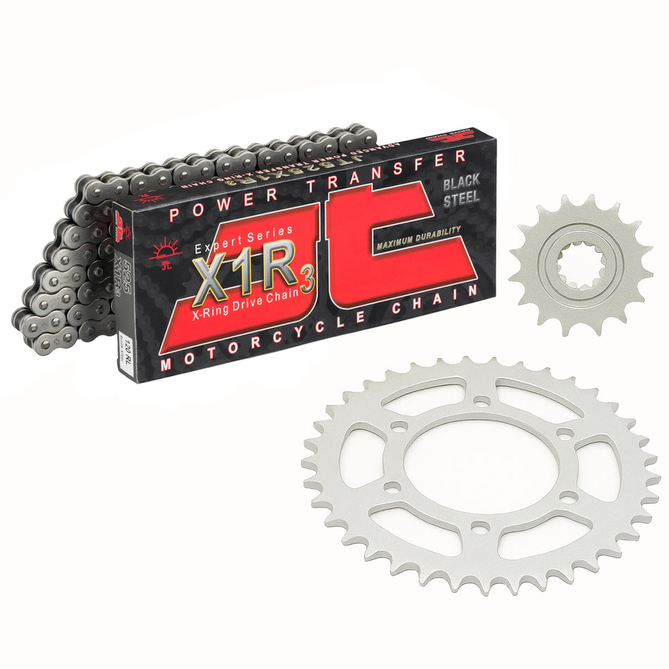 JT X1R3 520x106 Chain with JTF434.14 & JTR820.42 Sprocket Kit